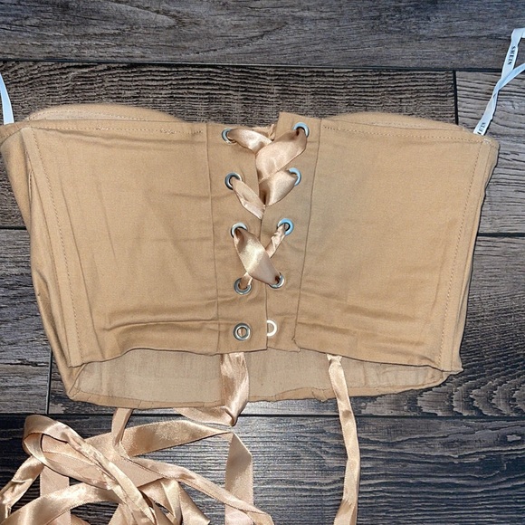 Shein light tan corset top - Picture 3 of 5